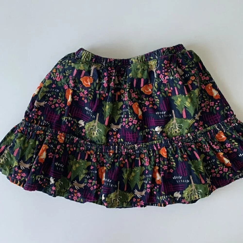 Lands End Cord Skirt 5-6 Years 5T